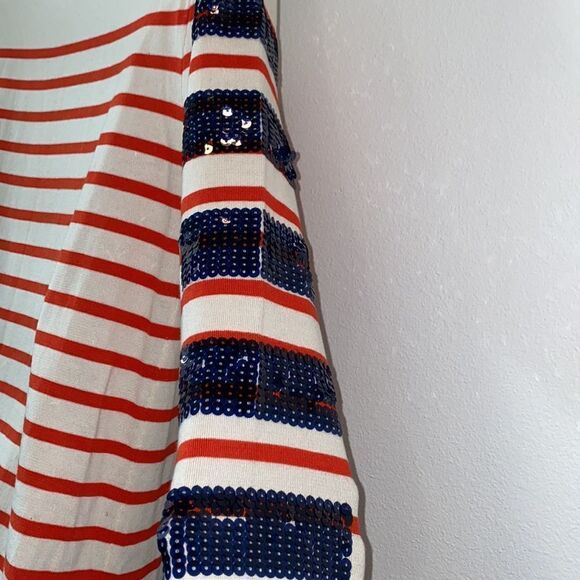 Marc Jacobs Striped Sequin Pullover Knit Top - Picture 5 of 10